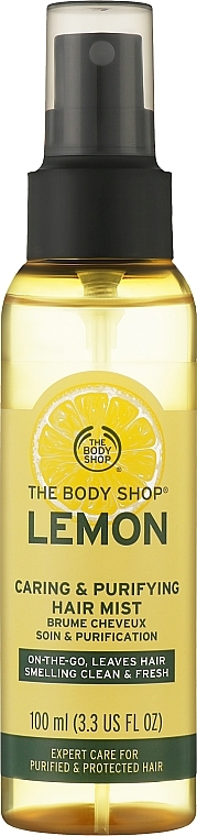 Spray teksturyzujący do włosów - The Body Shop Lemon Caring & Purifying Hair Mist — Zdjęcie N1