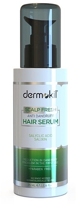 Przeciwłupieżowe serum do włosów - Dermokil Scalp Fresh Anti Dandruff Hair Serum — Zdjęcie N1