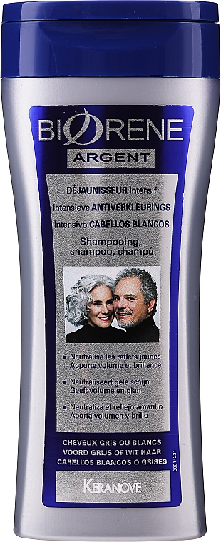 Szampon do włosów siwych - Eugene Perma Biorene Argent Shampoo — Zdjęcie N1