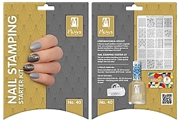 Kup Zestaw do stemplowania dla początkujących №40 - Moyra Nail Stamping Starter Kit