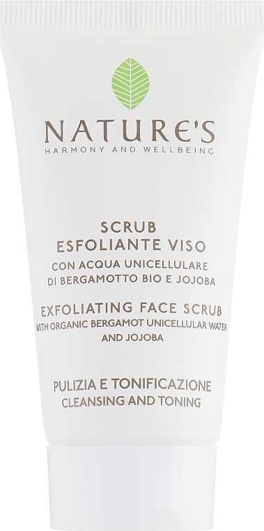 Złuszczający peeling do twarzy - Nature's Acque Unicellulari Exfoliating Face Scrub