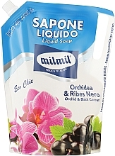 Mydło w płynie do rąk - Mil Mil Liquid Soap Orchidea + Black Currant (wymienny wkład) — Zdjęcie N1