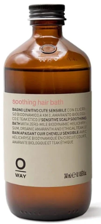 Szampon do włosów - Oway Soothing Hair Bath (w szklanej butelce) — Zdjęcie N1