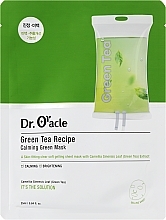 Kup Maska w płachcie z ekstraktem z zielonej herbaty - Dr. Oracle Green Tea Recipe Calming Green Mask