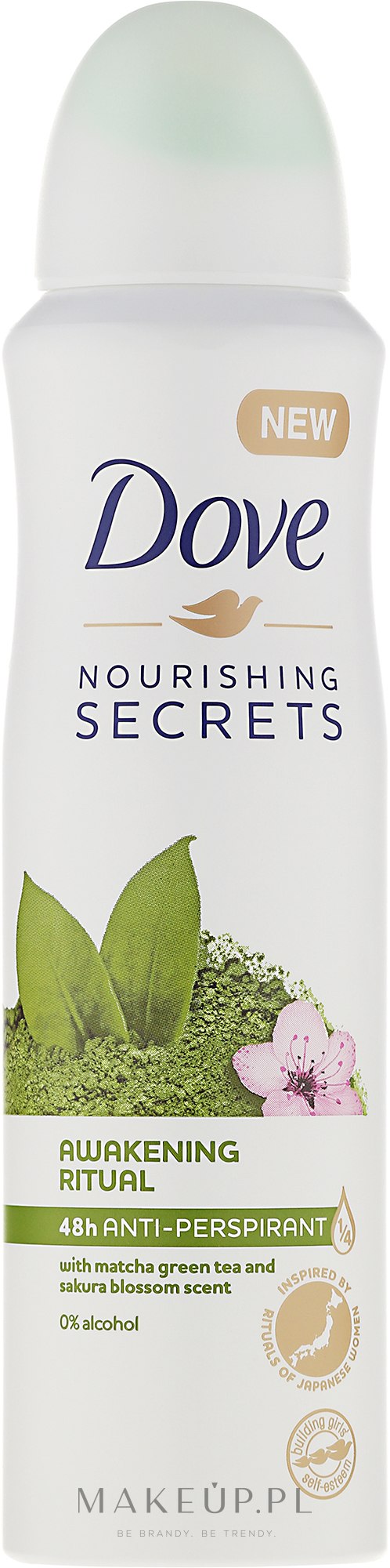 Antyperspirant Zielona herbata matcha i sakura - Dove Nourishing Secrets Awakening Matcha Green Tea & Sakura — Zdjęcie 150 ml