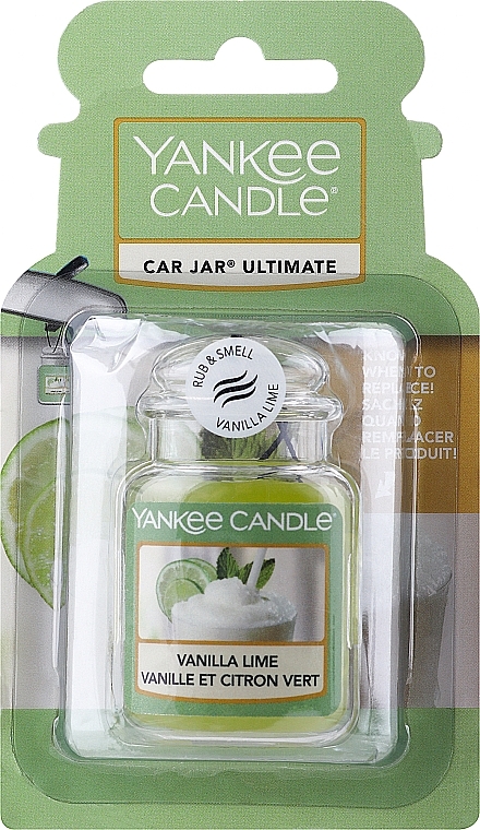 Zapach do samochodu - Yankee Candle Vanilla Lime Car Jar Ultimate — Zdjęcie N1