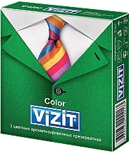 Kup Smakowe prezerwatywy Color, 3 szt. - Vizit