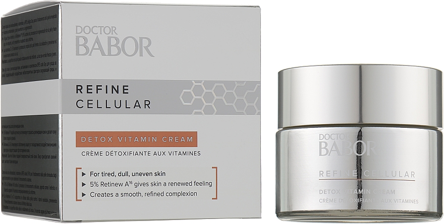 Krem do twarzy, detoksykujący - Babor Doctor Refine Cellular Detox Vitamin Cream — Zdjęcie N2