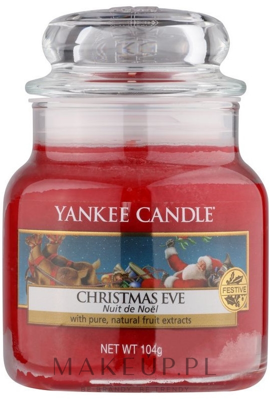 Świeca zapachowa w słoiku - Yankee Candle Christmas Eve — Zdjęcie 104 g