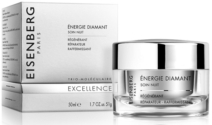 Regenerująco-naprawczy krem do twarzy - Jose Eisenberg Energie Diamant Soin Nuit — Zdjęcie N1