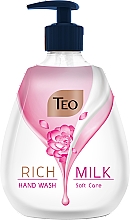 Kup Mydło glicerynowe w płynie o działaniu nawilżającym - Teo Milk Rich Tete-a-Tete Pure Camellia Liquid Soap