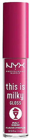 Błyszczyk do ust - NYX Professional Makeup This is Milky Gloss Milkshakes