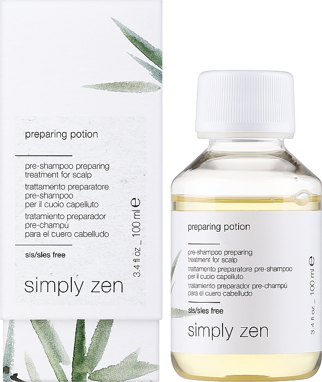 Odżywka do skalpu do użytku przed szamponem - Z. One Concept Simply Zen Preparing Potion — Zdjęcie N2
