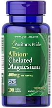 Kup Suplement diety Magnez - Puritan's Pride Albion Chelated Magnesium 400mg