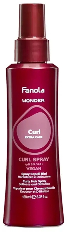 Spray do kręcenia włosów - Fanola Wonder Curl Extra Care Curl Spray — Zdjęcie N1