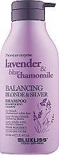 Balansujący szampon do włosów blond, platynowych i siwych Lawenda i rumianek - Luxliss Balancing Blonde & Silver Shampoo — Zdjęcie N3