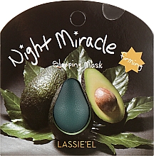 Kup Maseczka do twarzy na noc Awokado - Lassie'el Night Miracle Avocado Sleeping Mask