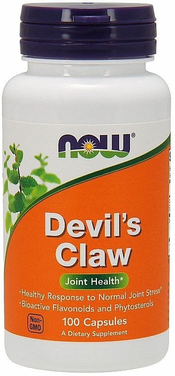 Ekstrakt z diabelskiego pazura na bóle stawów - Now Foods Devil's Claw — Zdjęcie N1