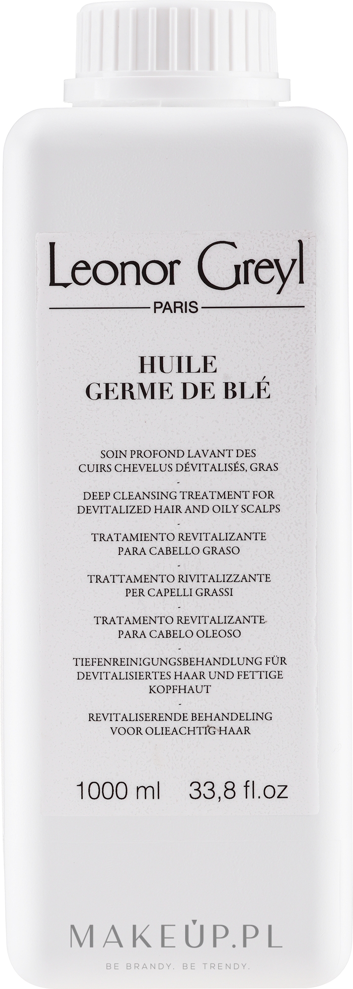 Oczyszczający olejek do mycia włosów przetłuszczających się - Leonor Greyl Huile De Germe De Ble — Zdjęcie 1000 ml
