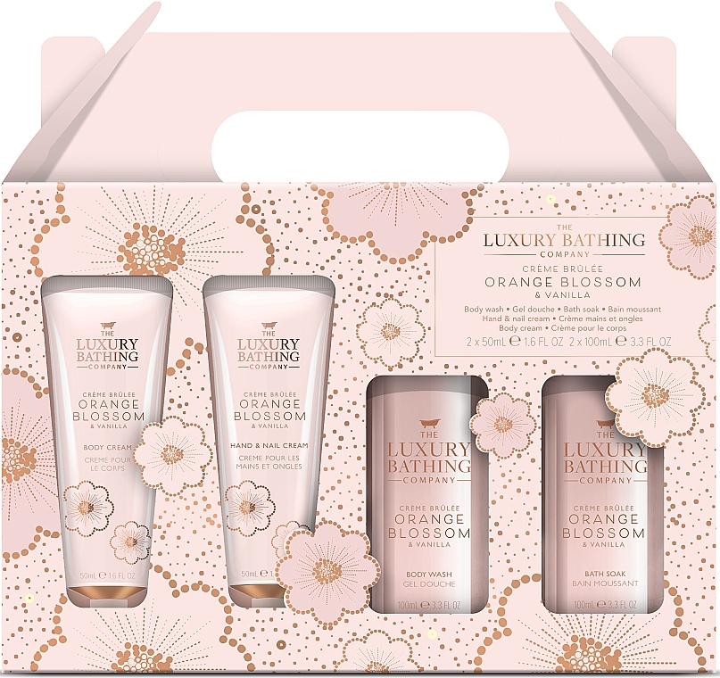 Zestaw, 4 produkty - Grace Cole The Luxury Bathing Creme Brulee, Orange Blossom & Vanilla Top To Toe Essentials Set — Zdjęcie N1