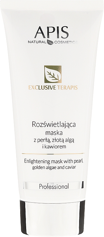 Rozświetlająca maska do twarzy z perłą, złotą algą i kawiorem - APIS Professional Exlusive Terapis Algid Mask — Zdjęcie N1