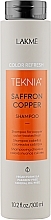 Szampon odświeżający kolor włosów w odcieniach miedzi - Lakmé Teknia Saffron Copper Shampoo Refresh — Zdjęcie N1