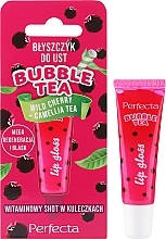 Błyszczyk do ust - Perfecta Bubble Tea Wild Cherry + Camellia Tea Lip Gloss — Zdjęcie N1