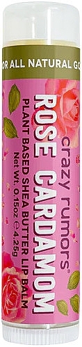 Balsam do ust - Crazy Rumors Rose Cardamom Lip Balm — Zdjęcie N1