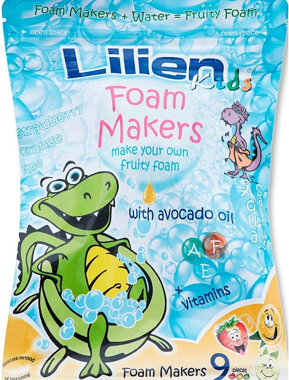 Kapsułki do kąpieli dla dzieci - Lilien Kids Foam Makers — Zdjęcie N2