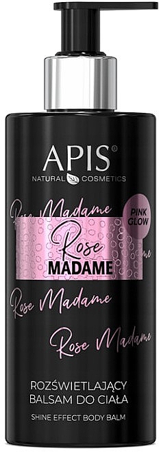 Rozświetlający balsam do ciała - APIS Professional Rose Madame Illuminating Body Lotion — Zdjęcie N1