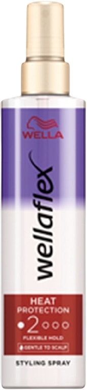 Spray do stylizacji włosów - Wella Wellaflex Heat Protection Styling Spray — Zdjęcie N1