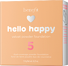 Podkład w pudrze do twarzy - Benefit Hello Happy Velvet Powder Foundation — Zdjęcie N7