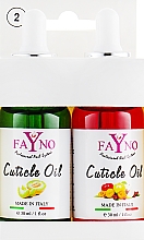 Kup Zestaw oliwek do skórek - Fayno Cuticle Oil (oil/2x30ml)