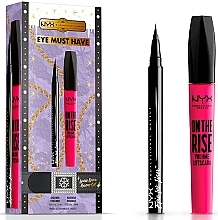 Zestaw - NYX Professional Makeup Eye Must Have (eye/liner/1ml + mascara/10ml) — Zdjęcie N1