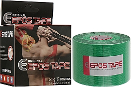 Taśma kinezjologiczna zielona - Epos Tape Original — Zdjęcie N2