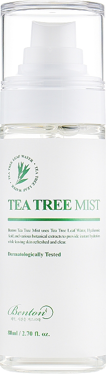 Mgiełka do twarzy z ekstraktem z drzewa herbacianego - Benton Tea Tree Mist — Zdjęcie N2