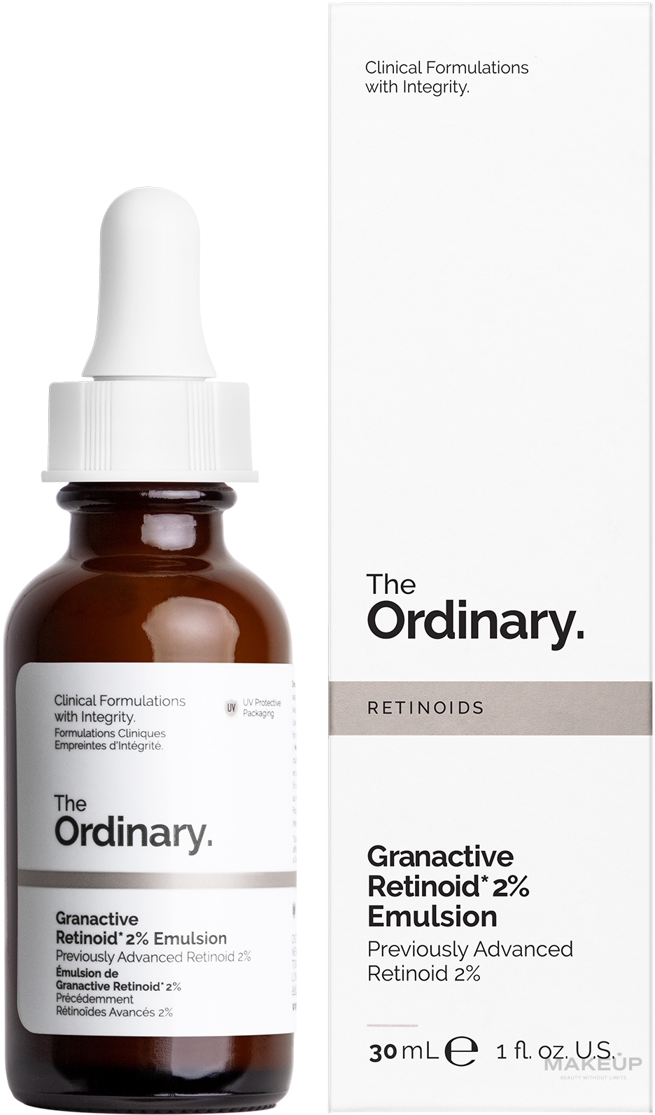 The Ordinary Granactive Retinoid 2% Emulsion - Emulsja do twarzy z retinoidem 2% — Zdjęcie 30 ml