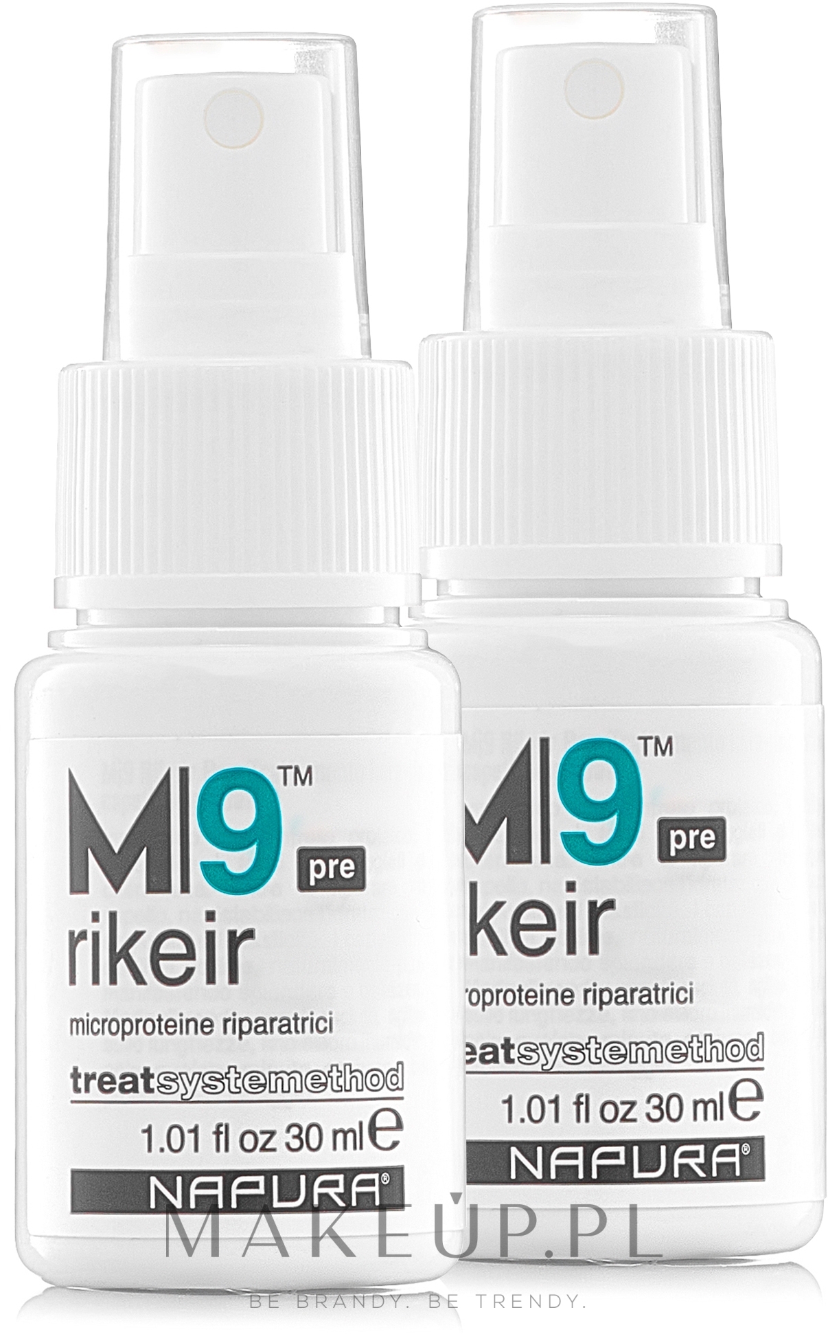 Regenerujący keratynowy spray do włosów - Napura M9 Rikeir Pre — Zdjęcie 2 x 30 ml