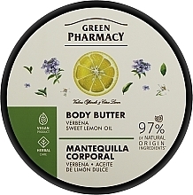 Masło do ciała Werbena i olejek ze słodkiej cytryny - Green Pharmacy — Zdjęcie N1