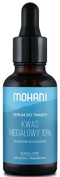 Serum do twarzy Kwas migdałowy 10% - Mohani Smoothing Facial Serum With Mandelic Acid 10%