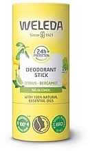 Dezodorant w sztyfcie z cytryną i bergamotką - Weleda Deodorant Stick Citrus-Bergamot — Zdjęcie N1