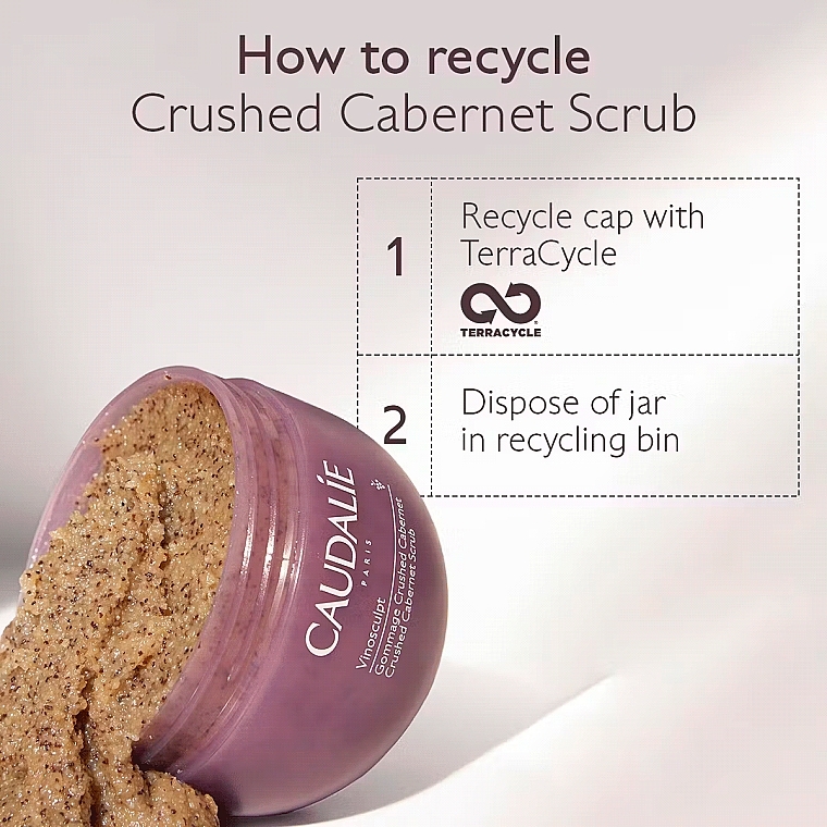 Scrub do ciała Paczula i czarny pieprz - Caudalie Vinosculpt Crushed Cabernet Scrub — Zdjęcie N7