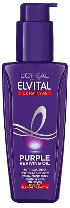 Olejek do włosów - L'Oreal Paris Elvital Color Vive Purple Oil — Zdjęcie N1