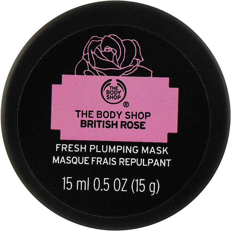Maska nawilżająca, Róża brytyjska - The Body Shop British Rose Fresh Plumping Mask — Zdjęcie N1