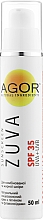 Kup Krem przeciwsłoneczny do skóry mieszanej i tłustej z filtrem SPF 35 - Agor Natural Ingredients Zuva