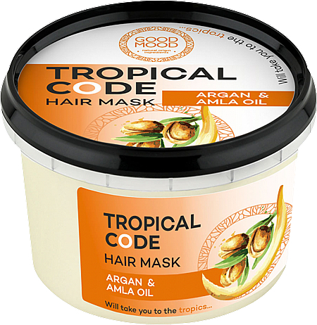 Maska do włosów z olejem arganowym i amlą - Good Mood Tropical Code Hair Mask Argan & Amla Oil  — Zdjęcie N1