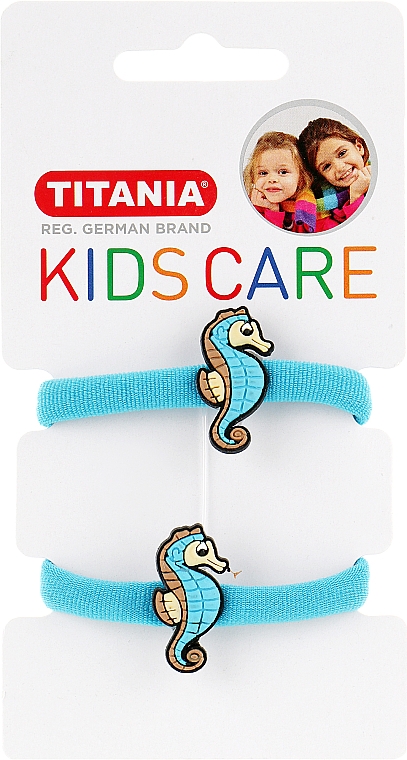 Gumka do włosów z konikiem morskim - Titania Kids Care — Zdjęcie N1