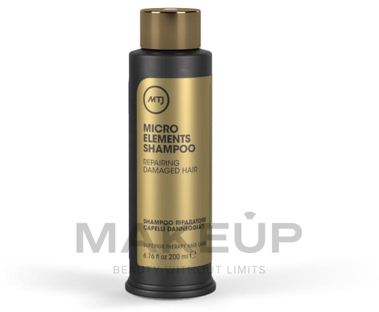 Regenerujący szampon do włosów zniszczonych - MTJ Cosmetics Superior Therapy Microelements Shampoo — Zdjęcie 200 ml