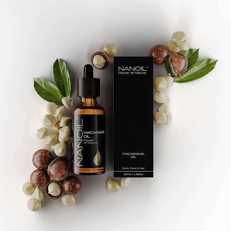 PRZECENA! Olej macadamia - Nanoil Body Face and Hair Macadamia Oil * — Zdjęcie N4