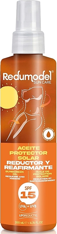 Olejek do ciała z filtrem przeciwsłonecznym - Redumodel Sun Care Sunscreen Oil SPF15 — Zdjęcie N1